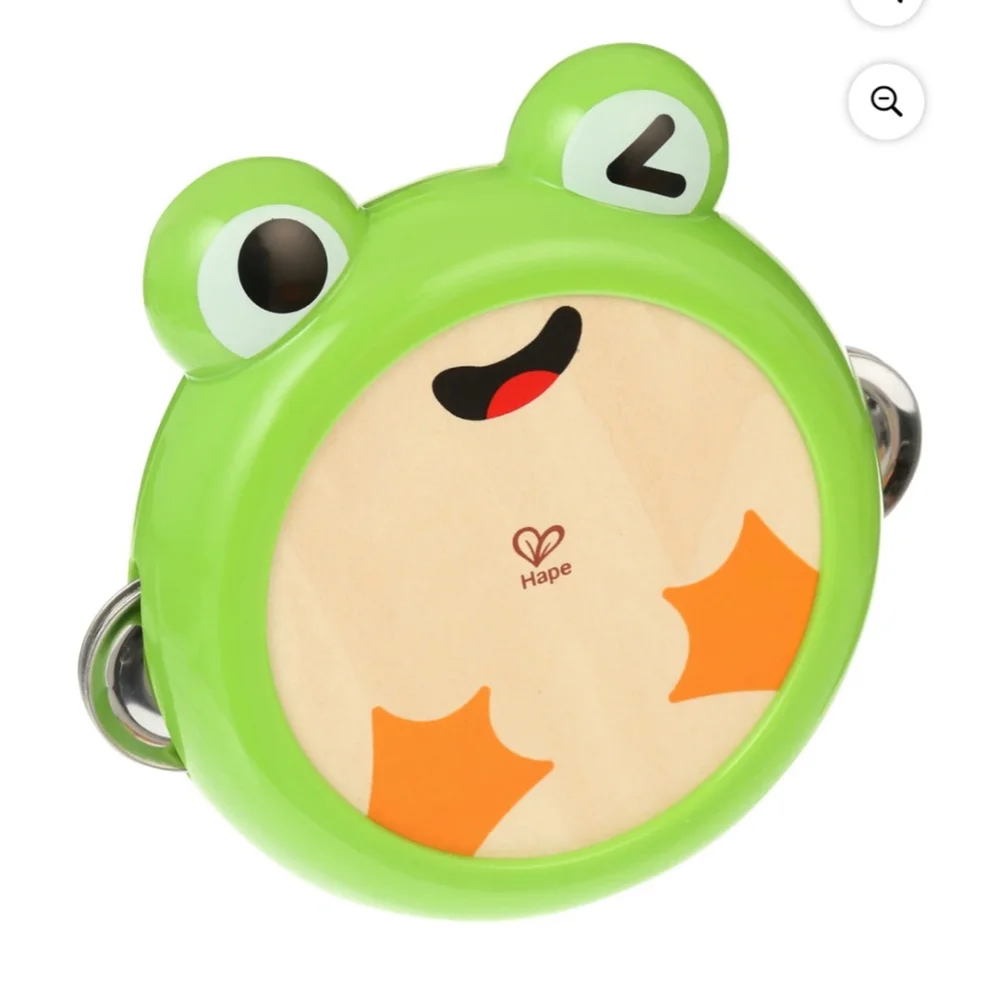 NEW Baby Hape Nature Band Rhythm Kit One Size Green Multicolor Learning Toy